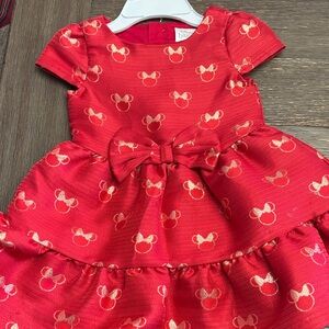 Disney Red and Gold Minnie Mouse Dress